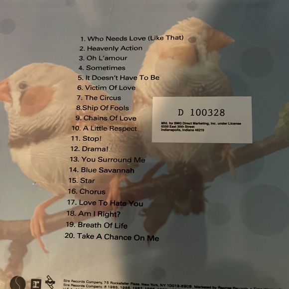 - 🎉5 for $15 🎉 ERASURE POP 20 HITS CD - Picture 2 of 2